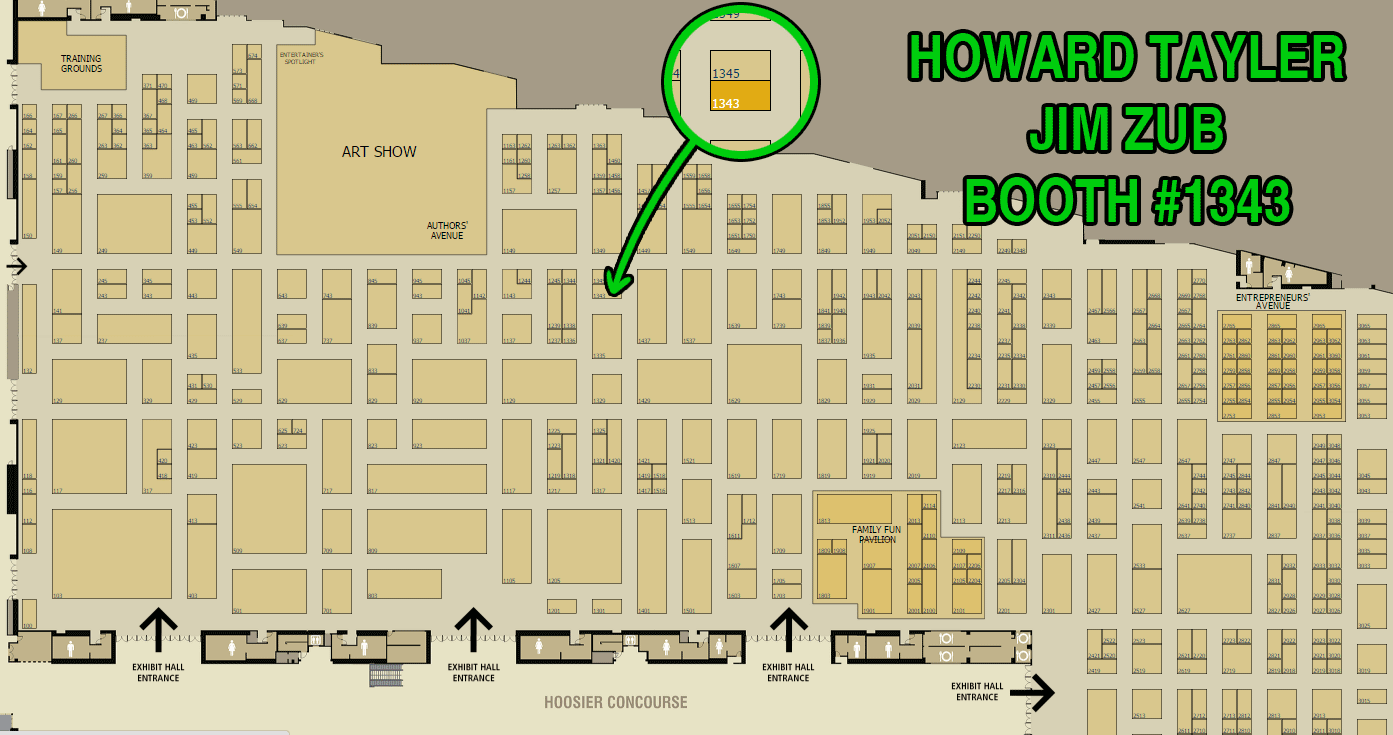 GenCon Schedule and Locations One Cobble at a Time